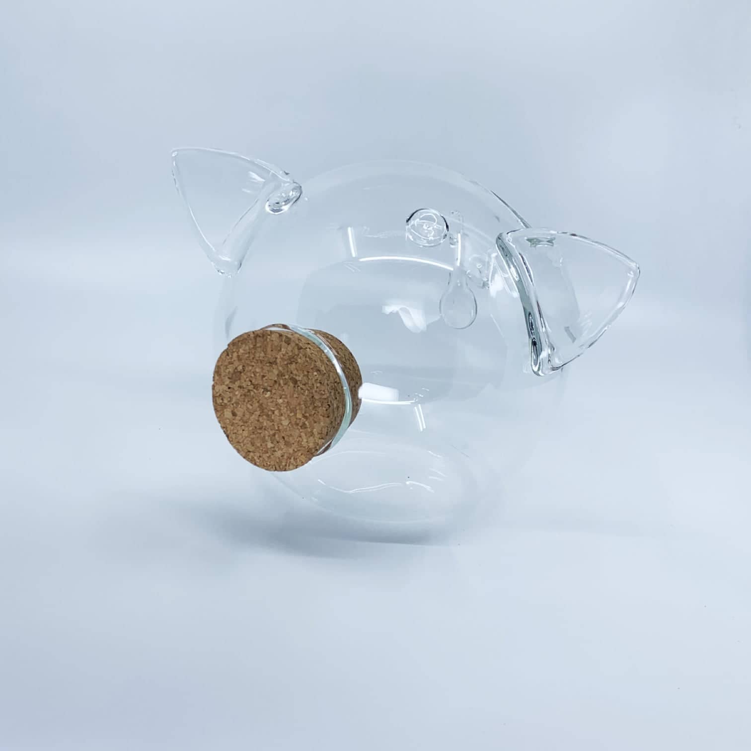 Glass Piggy Bank GLASS Collection S CLEAR