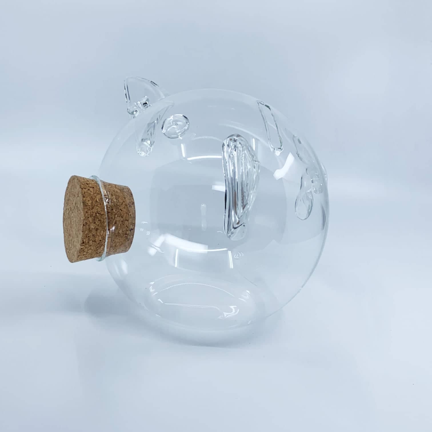 Glass Piggy Bank GLASS Collection M CLEAR