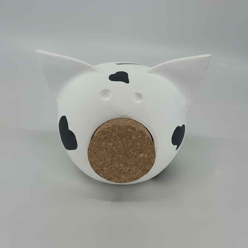 Queen of Hearts | Handmade Ceramic Piggy Bank