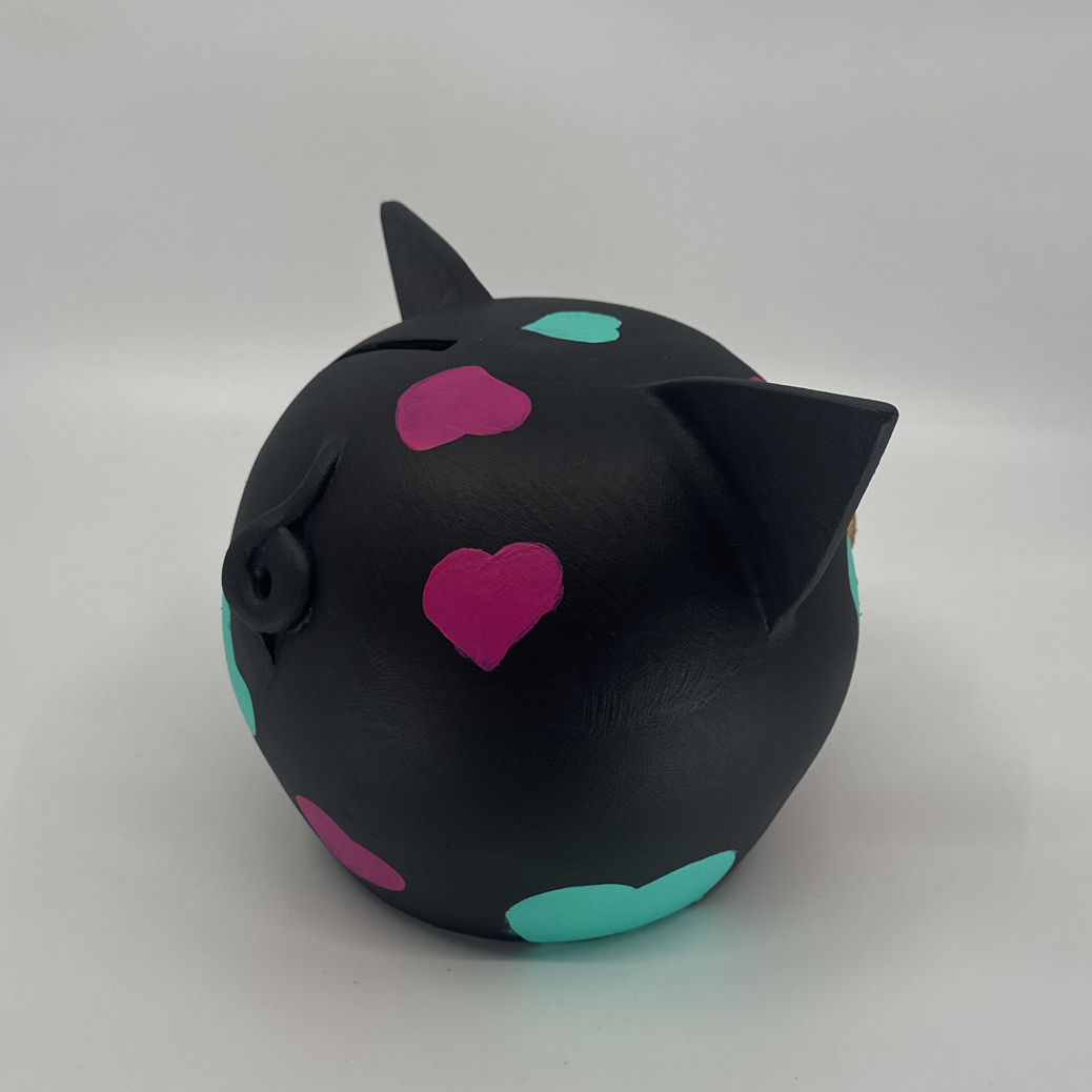 Joy of Hearts | Handmade Ceramic Piggy Bank