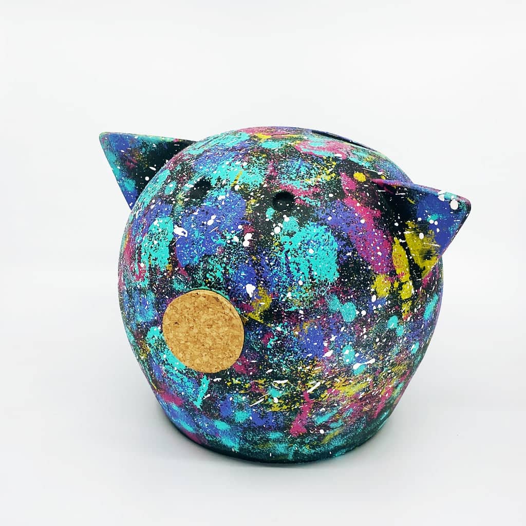Ceramic Handmade Space Piggy Banks L